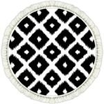 Yuvarlak Vintage Desen Halı