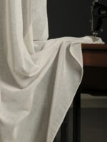 Keten Foldet Tül Perde