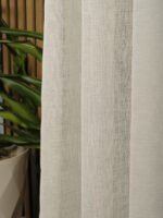 Keten Foldet Tül Perde - Görsel 3