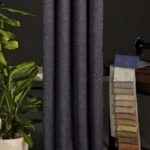 Bodrum Lacivert Fon Perde