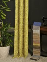 Çeşme Sarı Fon Perde