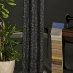 Çeşme Siyah Fon Perde