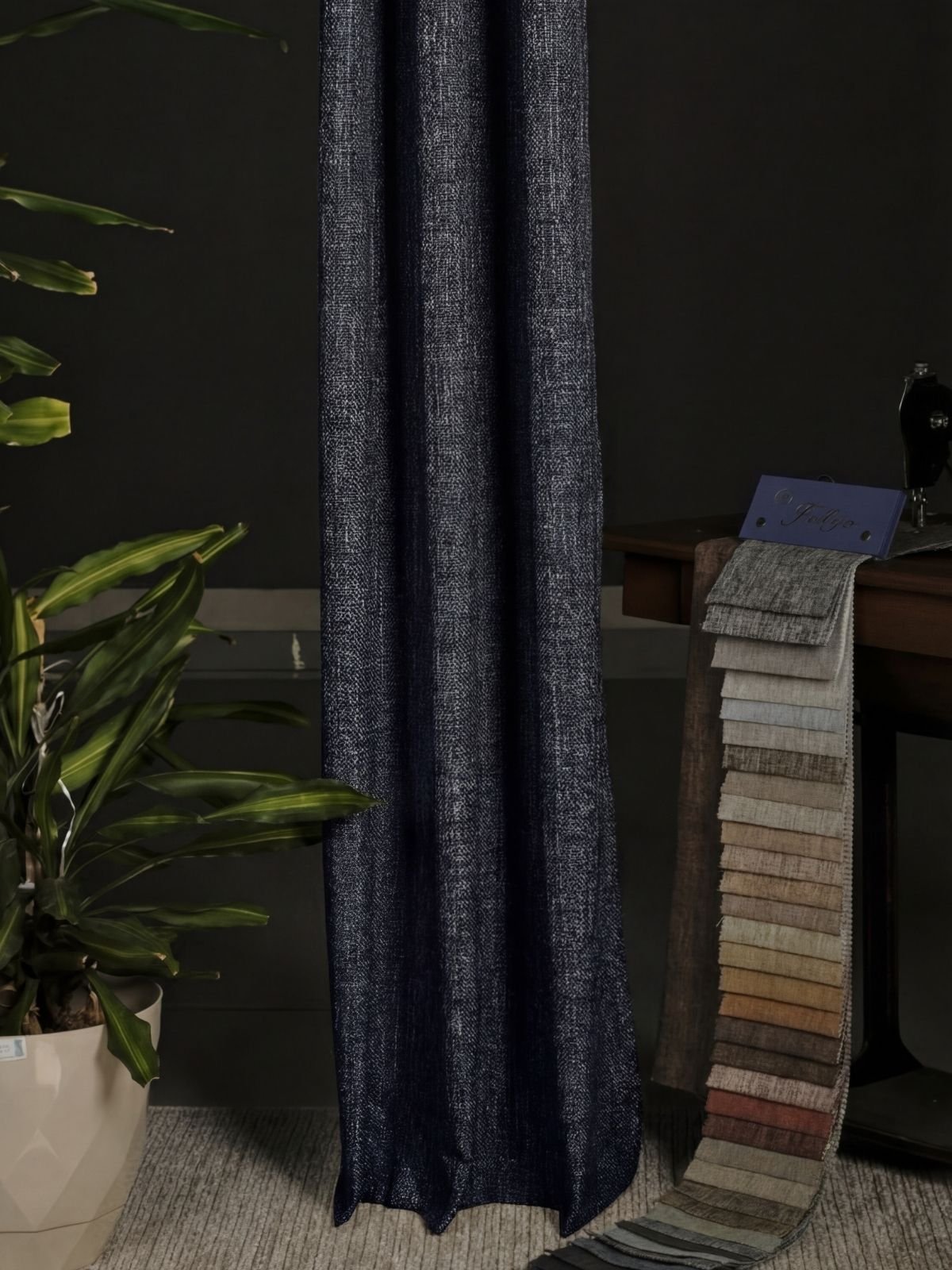 Milas Antrasit Fon Perde Milas Antrasit Fon Perde - Görsel 1