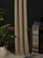 Milas Sütlü Kahve Fon Perde