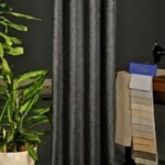 Alaçatı Antrasit Fon Perde