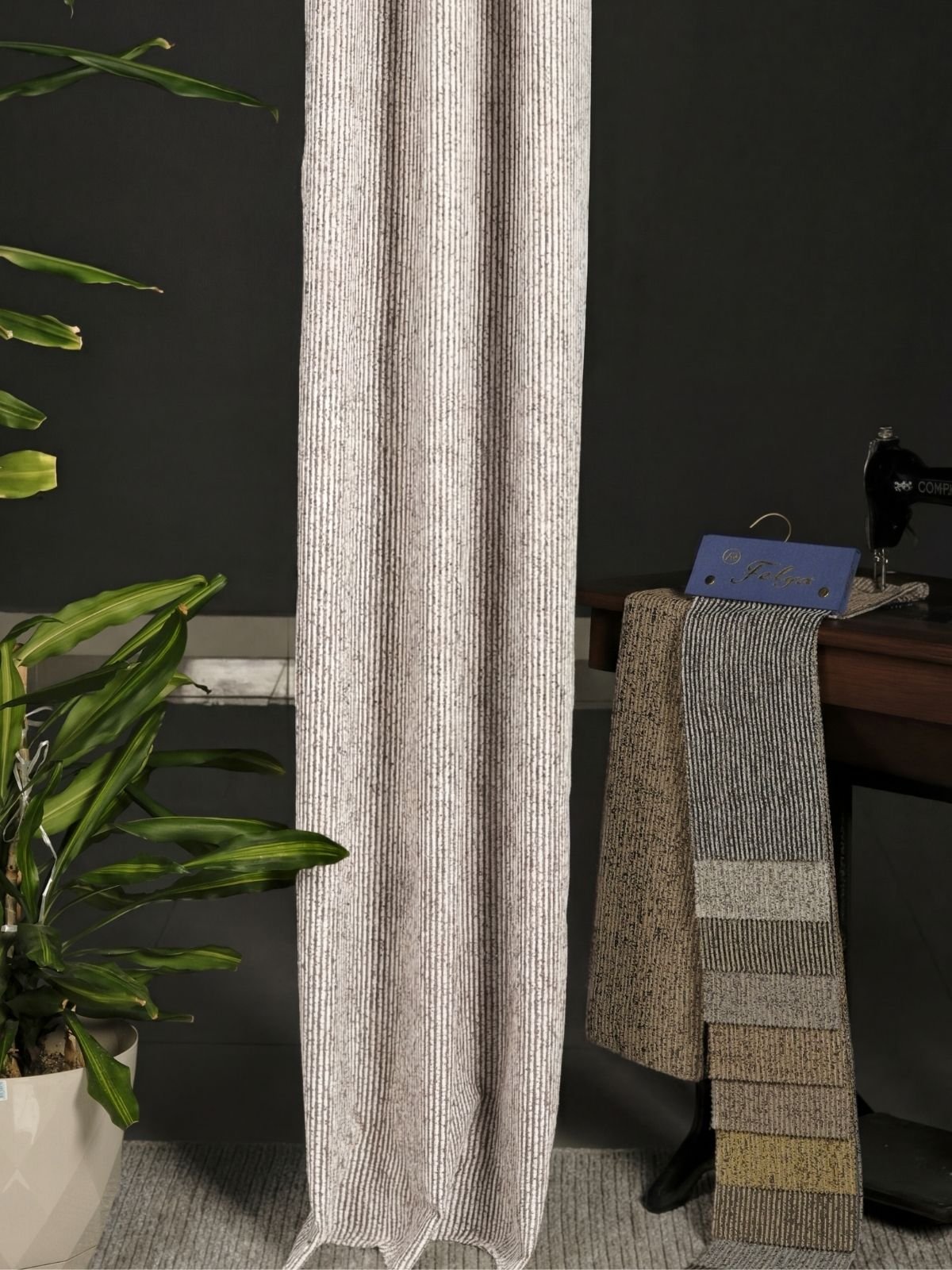 Demre Krem Fon Perde 1 Demre Krem Fon Perde - Görsel 1